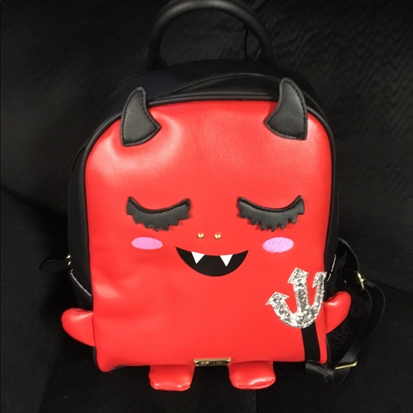 betsey johnson devil backpack